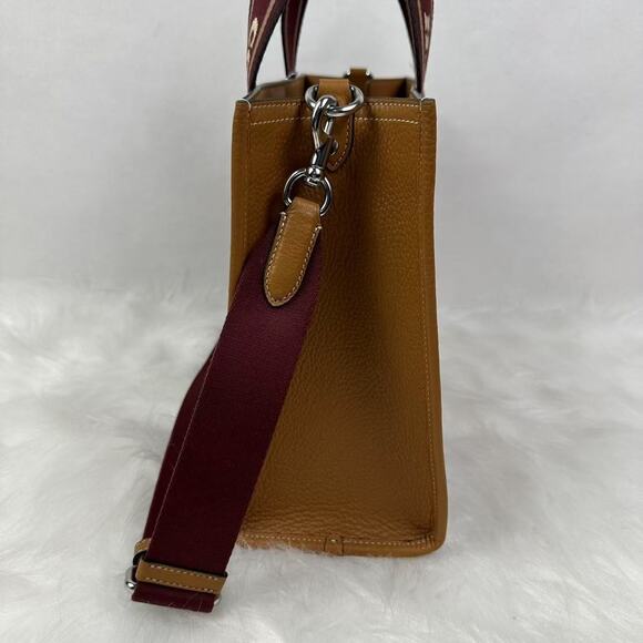 Coach Smith Tote Crossbody Bag In Leather/Silver/Penny Multi Cu997 NWT - Picture 2 of 10